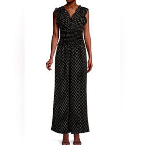 Max Studio Polka Dot Jumpsuit